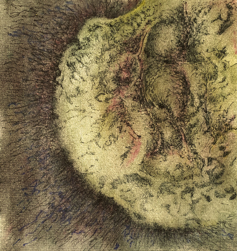 Acuarela y tinta china, 17,5 x 16,5 cm, 2020